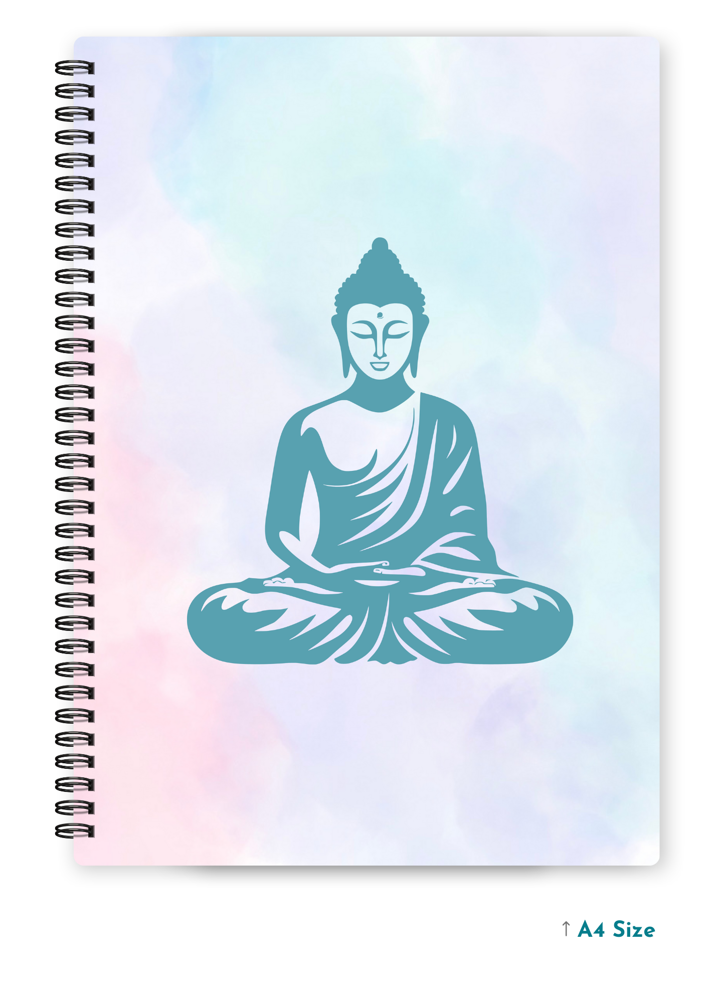 BUDDHA JI cover page - A4 / B5 Size Wiro Notebook