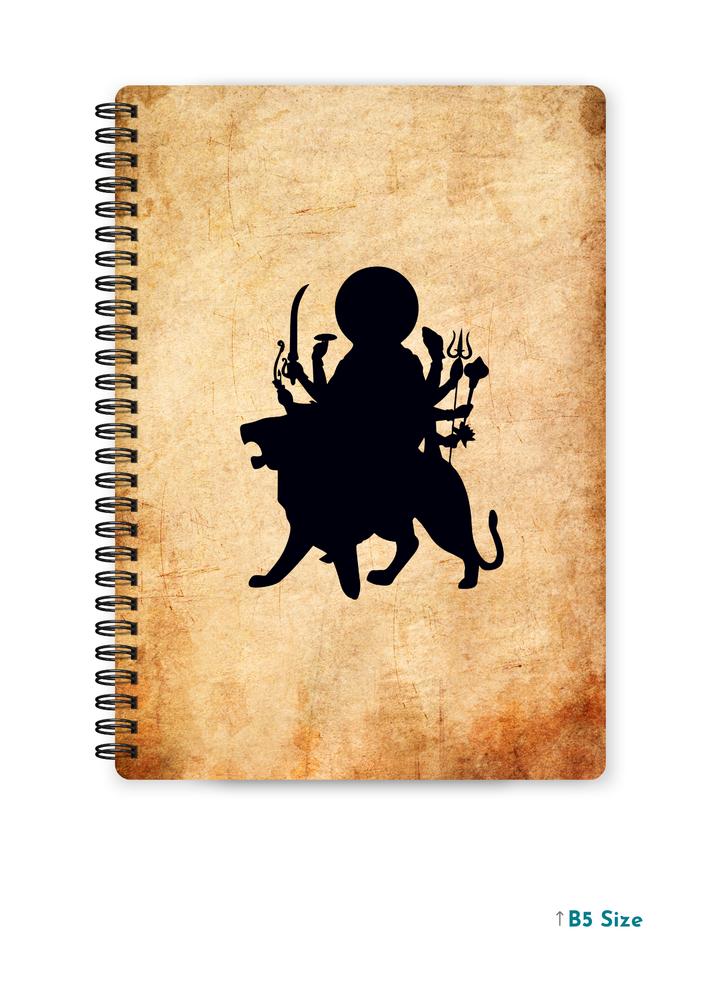 MAA DURGA (1) cover page - A4 / B5 Size Wiro Notebook