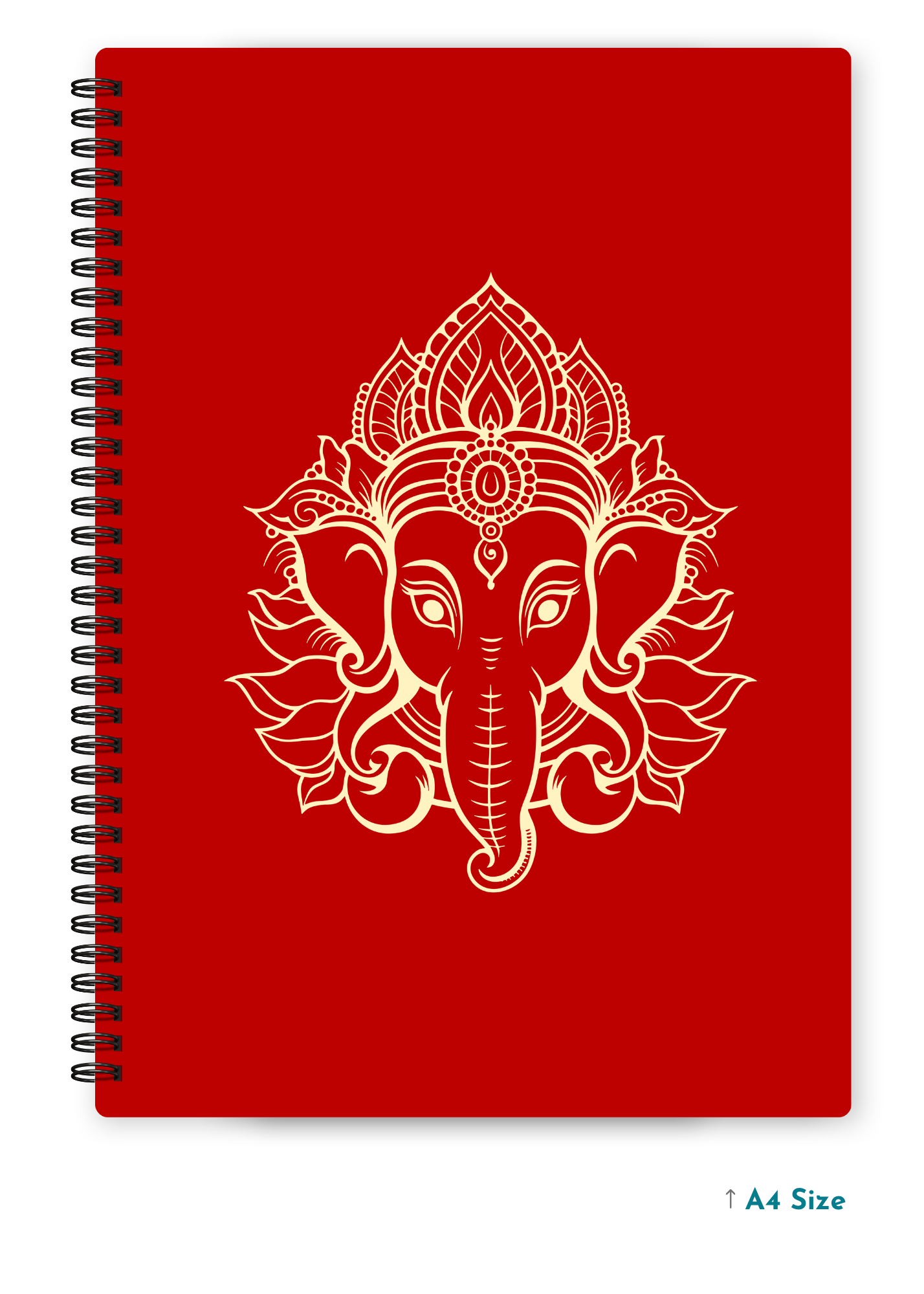 GANESH JI (5) cover page - A4 / B5 Size Wiro Notebook