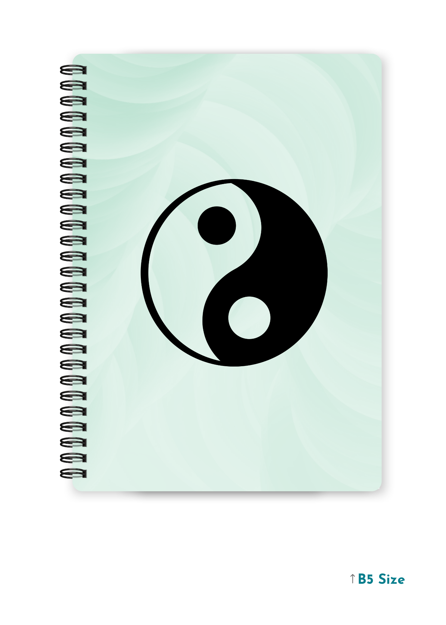 YING YANG cover page - A4 / B5 Size Wiro Notebook