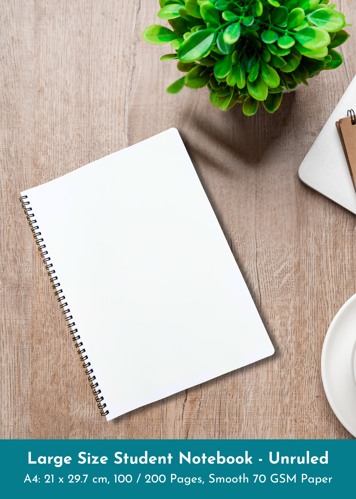 A4 / B5 Size Notebook - Custom Front Cover Design