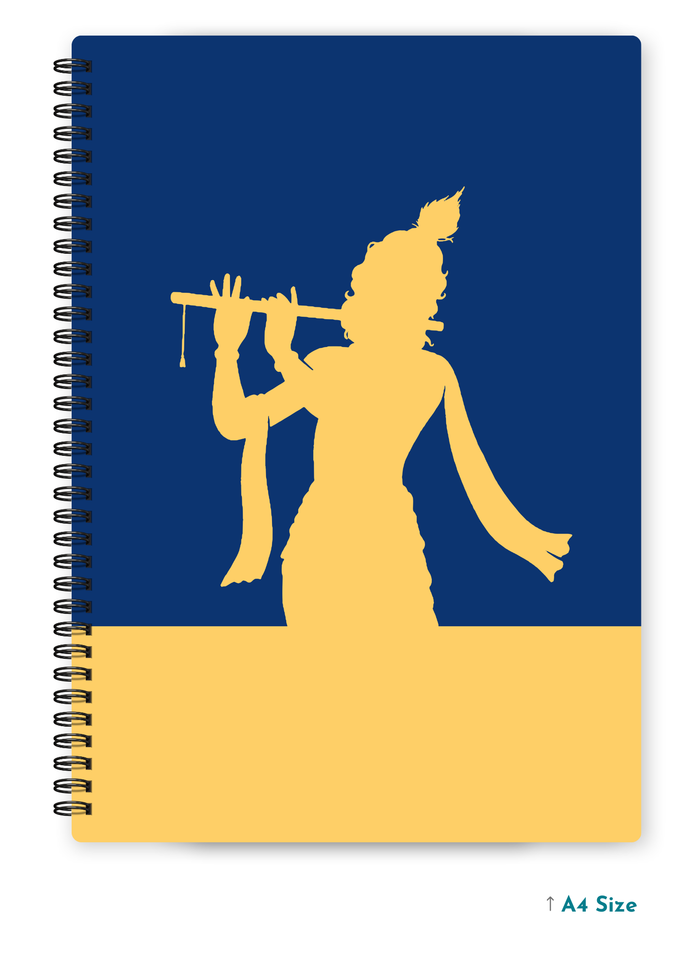 KRISHNA JI (1) cover page - A4 / B5 Size Wiro Notebook