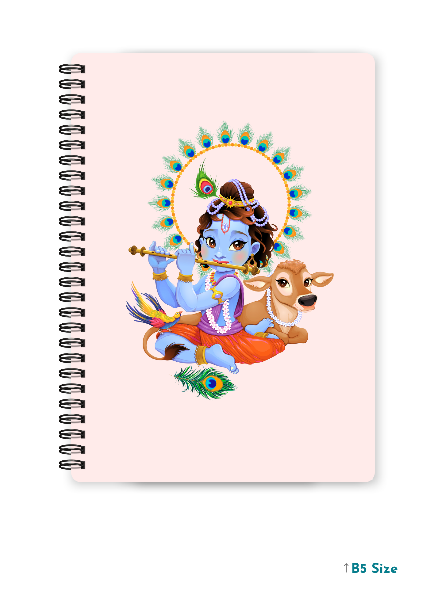 BALKRISHNA JI (1) cover page - A4 / B5 Size Wiro Notebook