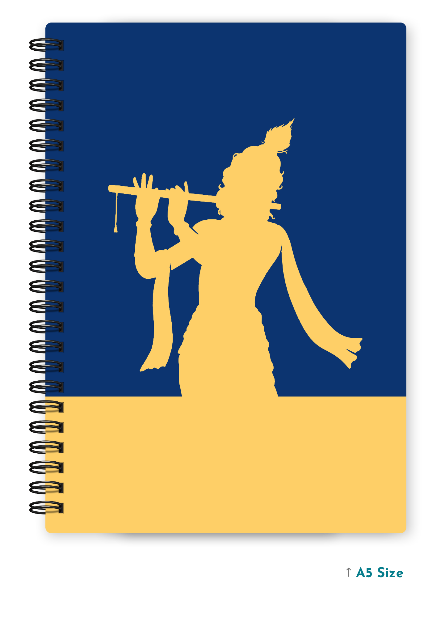 KRISHNA JI (1) cover page - A5 / A6 Size Wiro Notebook