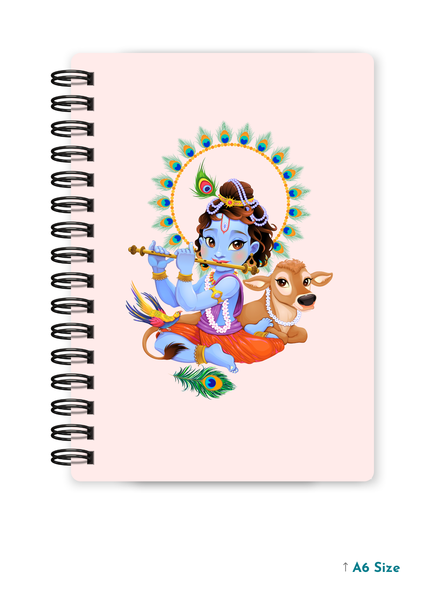 BALKRISHNA JI (1) cover page - A5 / A6 Size Wiro Notebook
