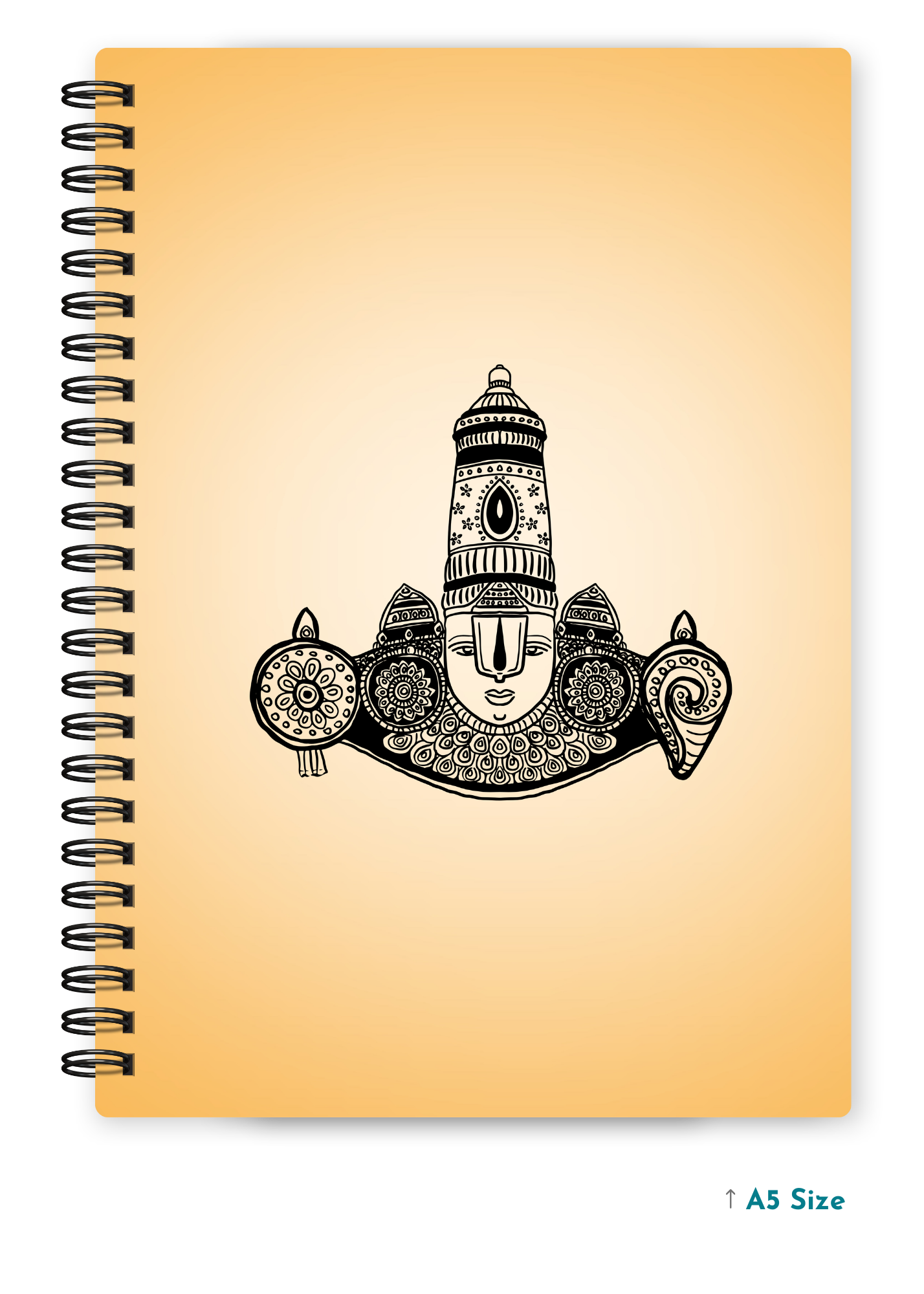 VENKATARAMANA SWAMI (1) cover page - A5 / A6 Size Wiro Notebook