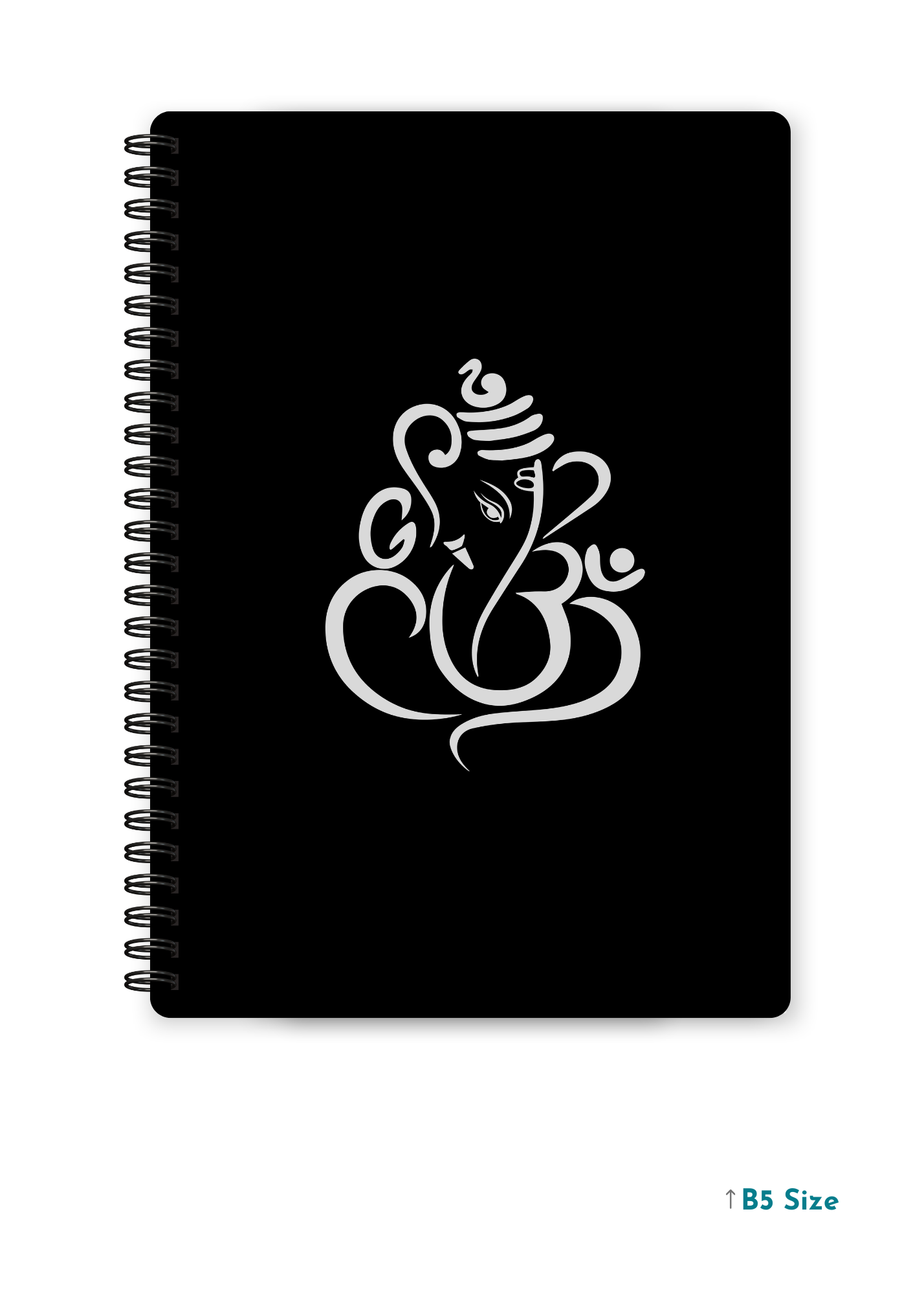 GANESH JI (1) cover page - A4 / B5 Size Wiro Notebook