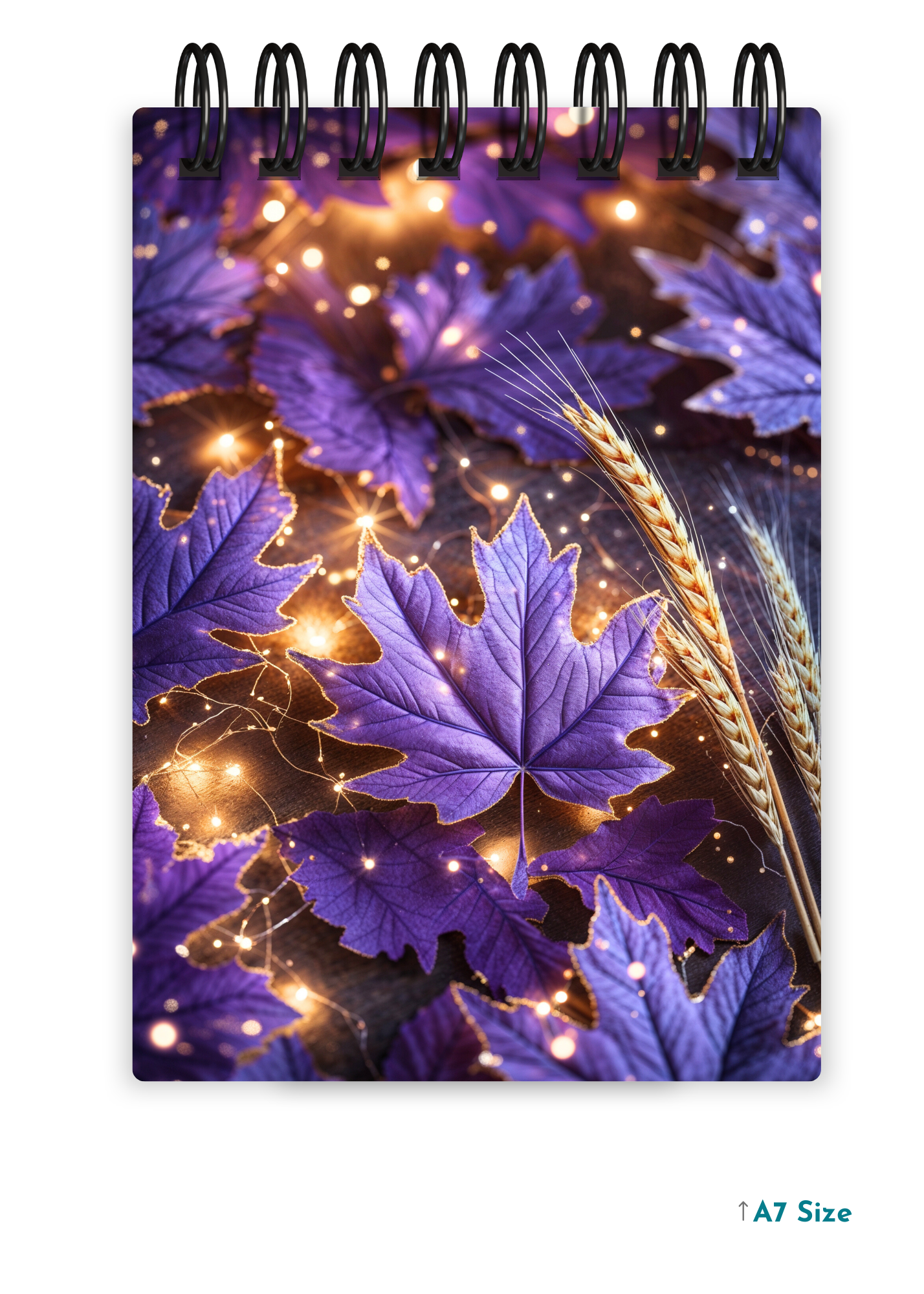 AMETHYST VEINS cover page - A7 Size Pocket Notepad
