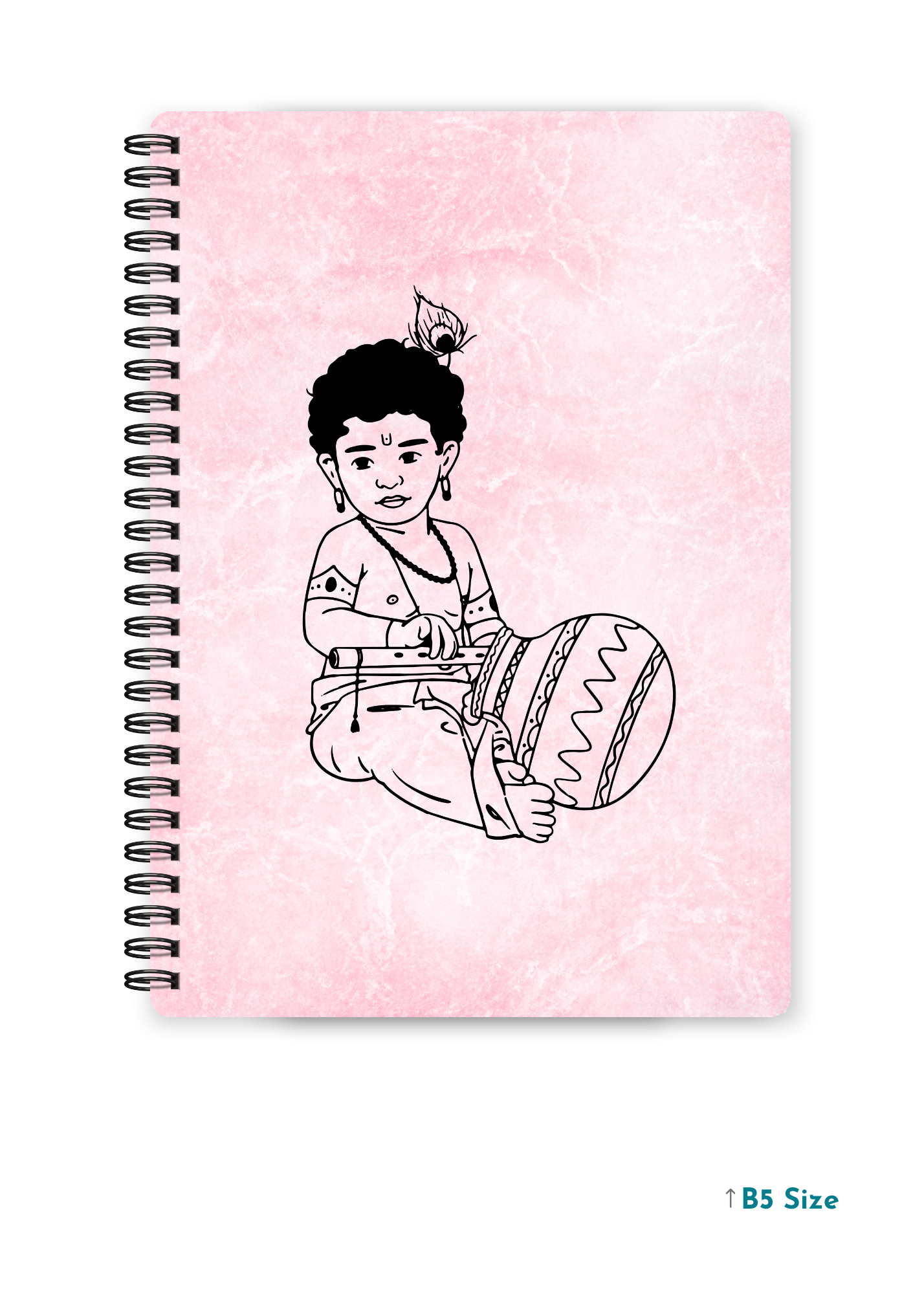 BALKRISHNA JI (4) cover page - A4 / B5 Size Wiro Notebook