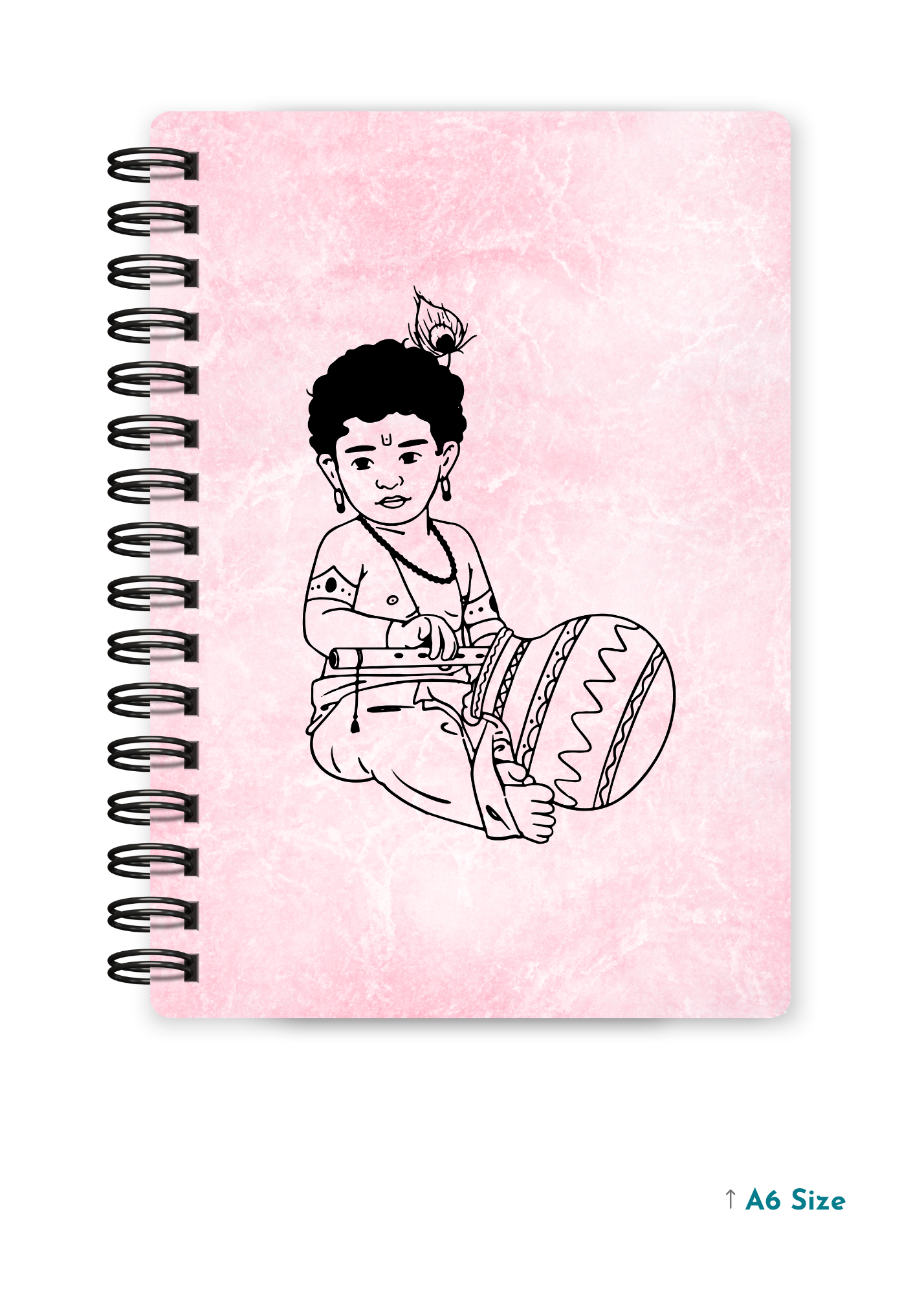 BALKRISHNA JI (3) cover page - A5 / A6 Size Wiro Notebook