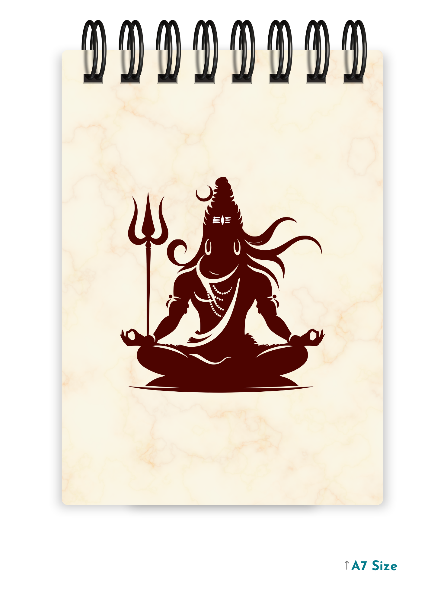 SHIV JI (4) cover page - A7 Size Pocket Notepad