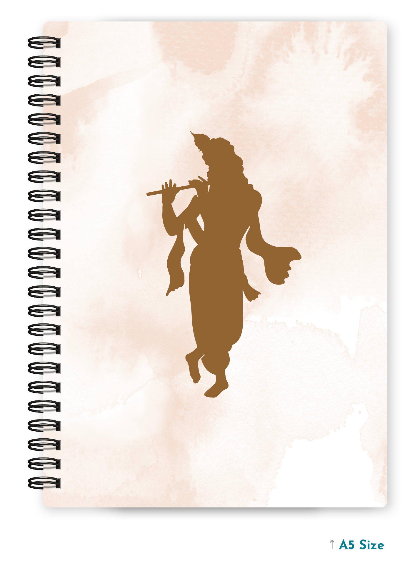 KRISHNA JI (3) cover page - A5 / A6 Size Wiro Notebook