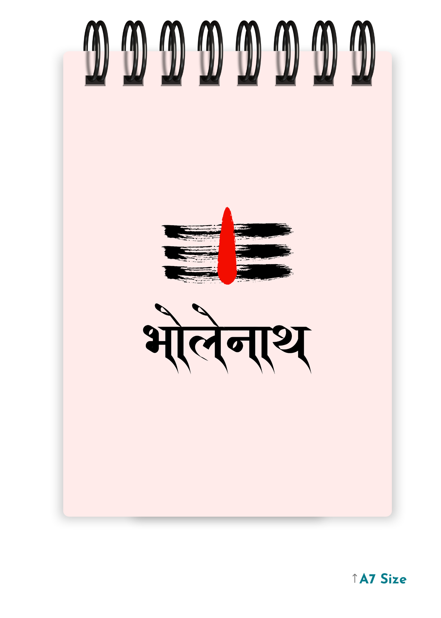 BHOLENATH cover page - A7 Size Pocket Notepad