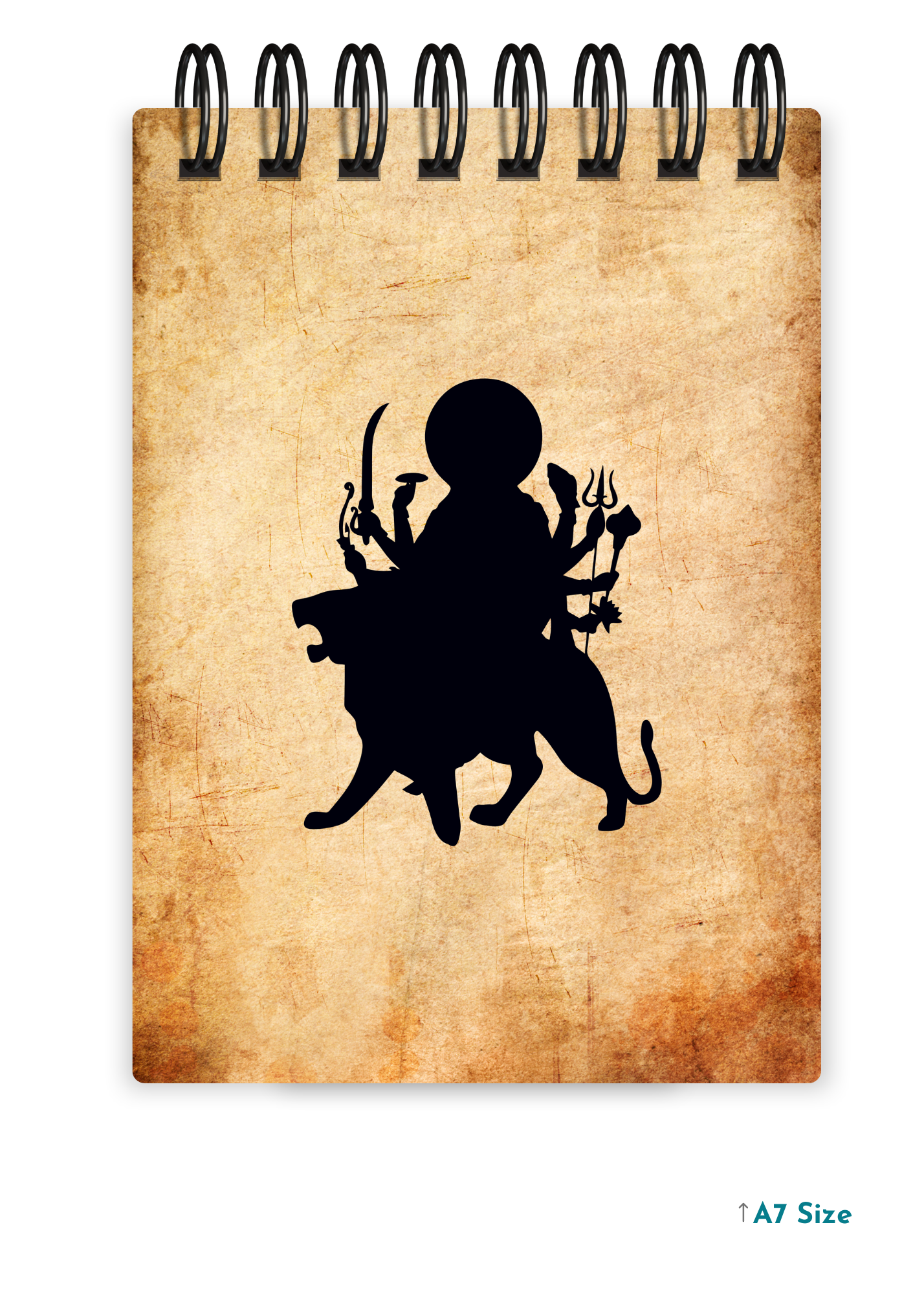 MAA DURGA (1) cover page - A7 Size Pocket Notepad