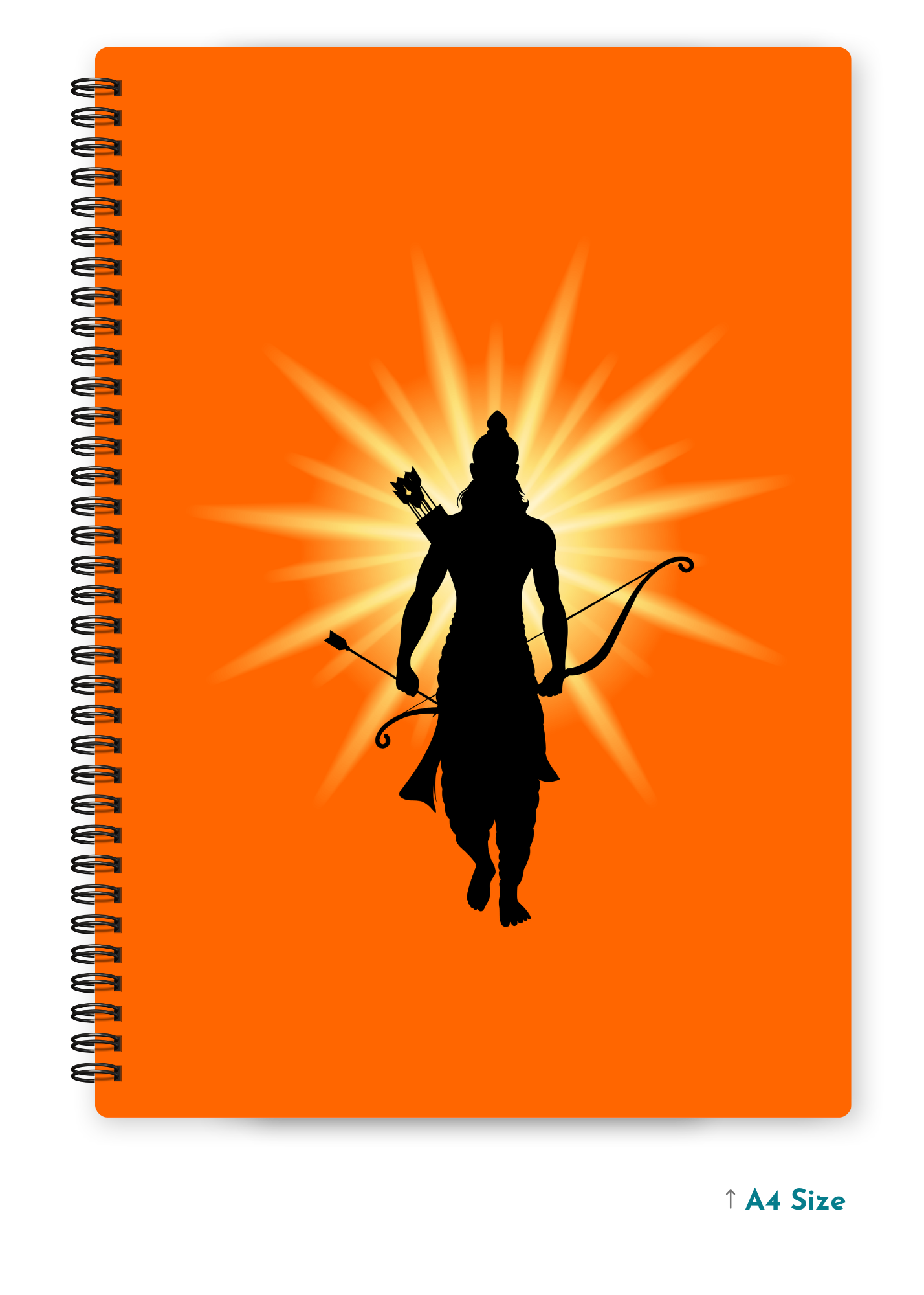 PRABHU SRI RAM (1) cover page - A4 / B5 Size Wiro Notebook