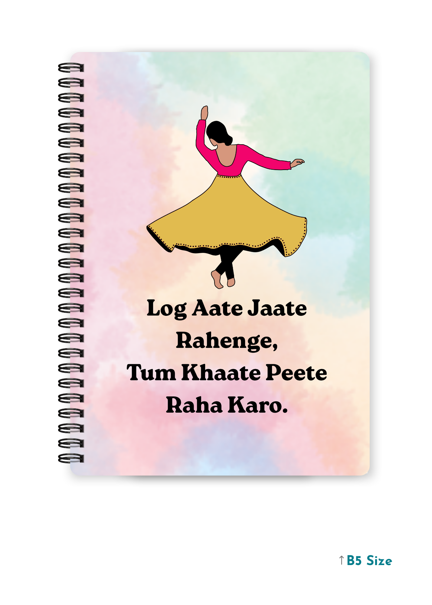 LOG AATE JAATE cover page - A4 / B5 Size Wiro Notebook