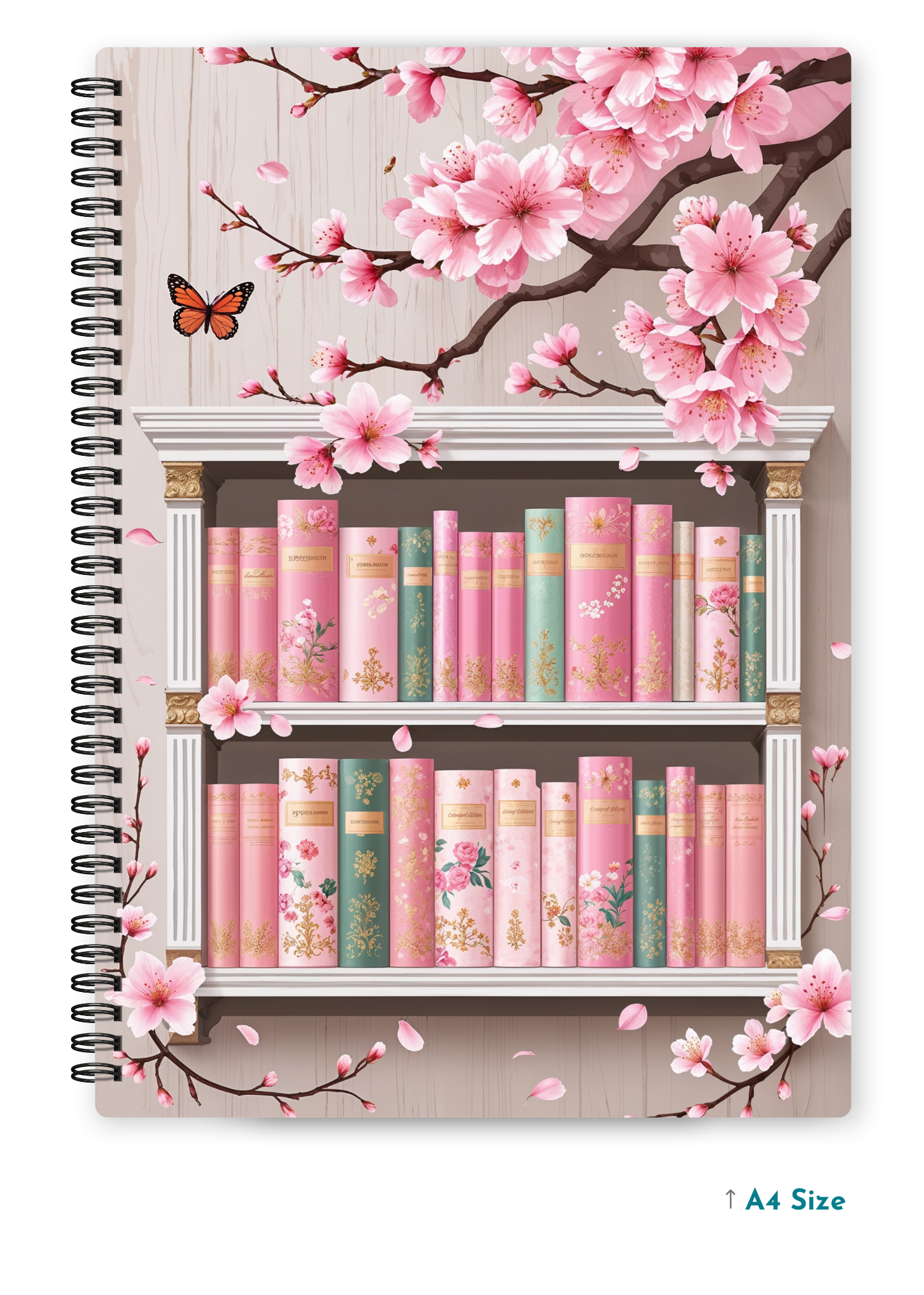 SAKURA SHELF cover page - A4 / B5 Size Wiro Notebook