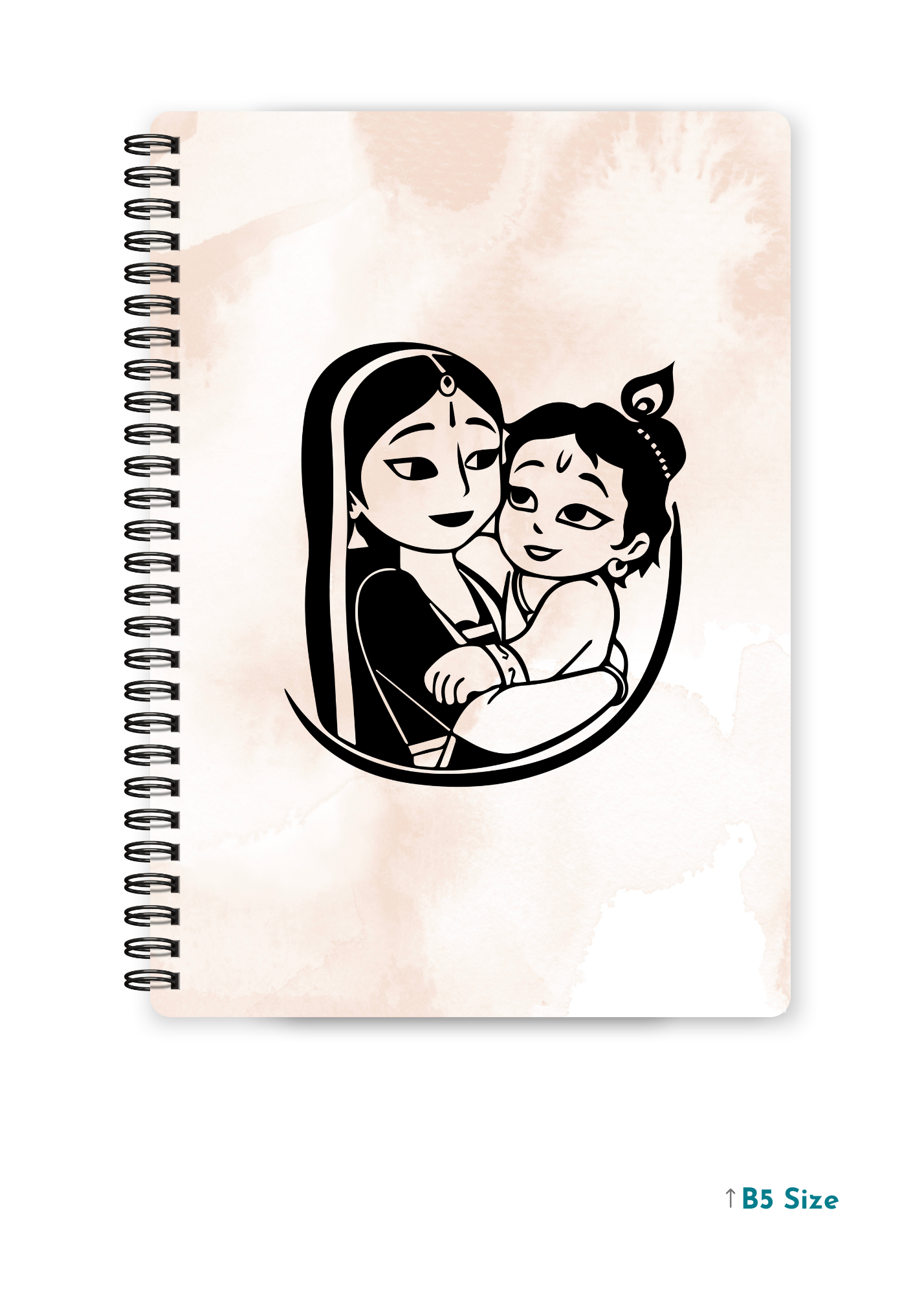 BALKRISHNA JI (4) cover page - A4 / B5 Size Wiro Notebook