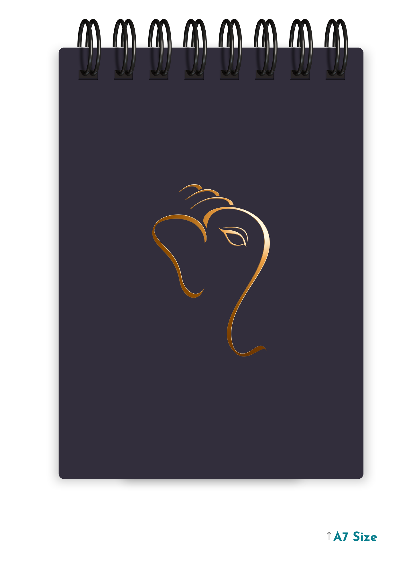 GANESH JI (3) cover page - A7 Size Pocket Notepad