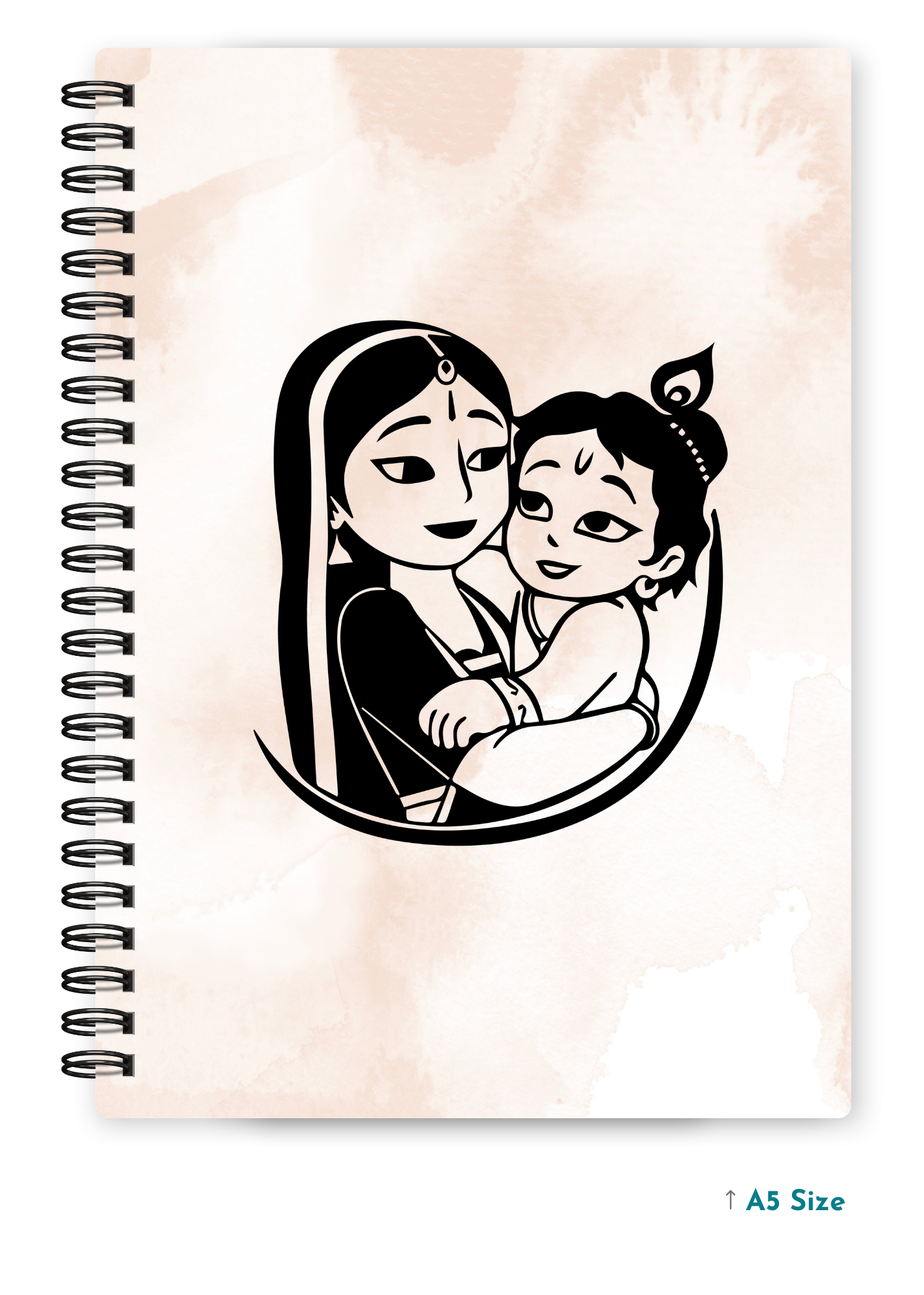 BALKRISHNA JI (4) cover page - A5 / A6 Size Wiro Notebook