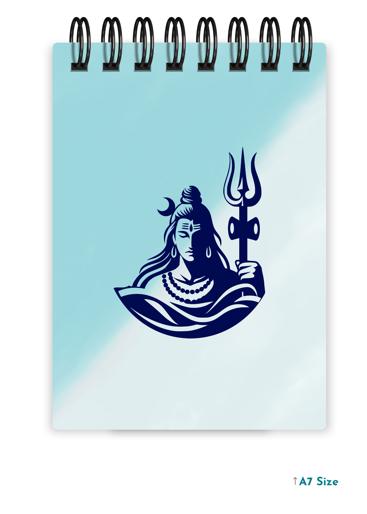 SHIV JI (1) cover page - A7 Size Pocket Notepad