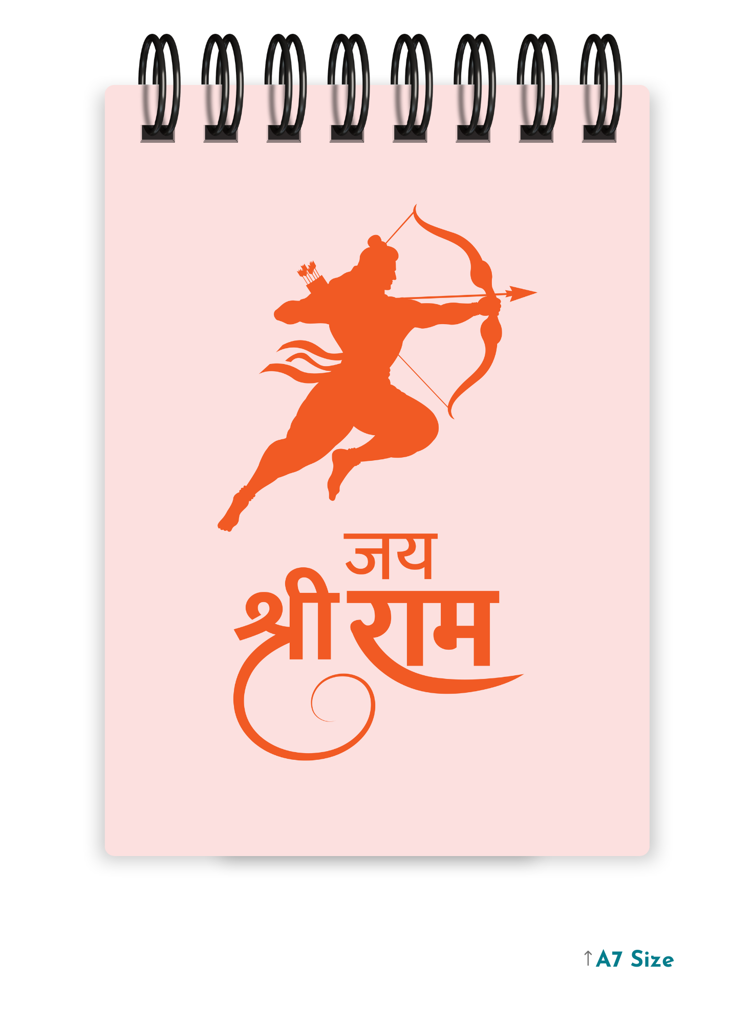 PRABHU SRI RAM (3) cover page - A7 Size Pocket Notepad