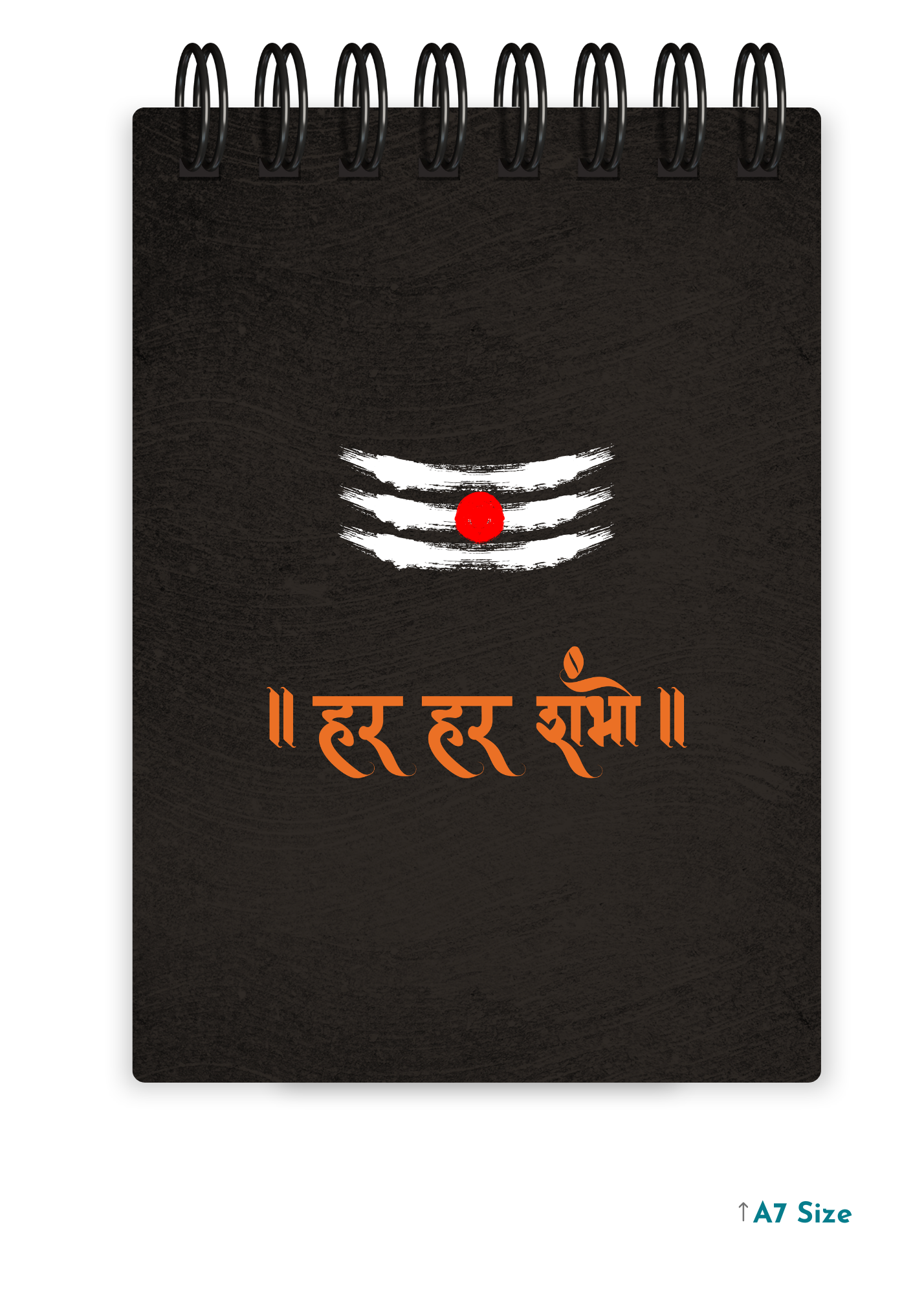 HAR HAR SHAMBHU cover page - A7 Size Pocket Notepad