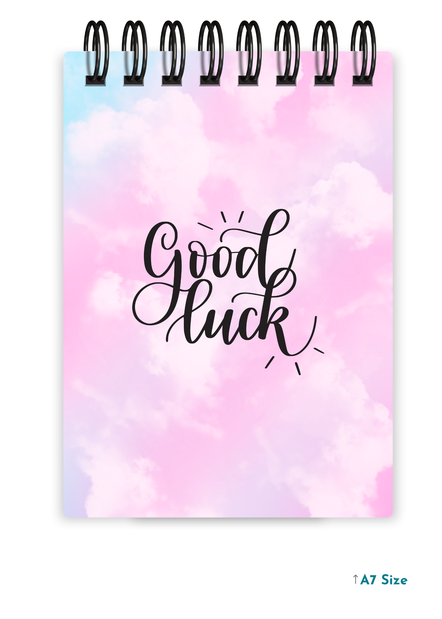 GOOD LUCK (1) cover page - A7 Size Pocket Notepad