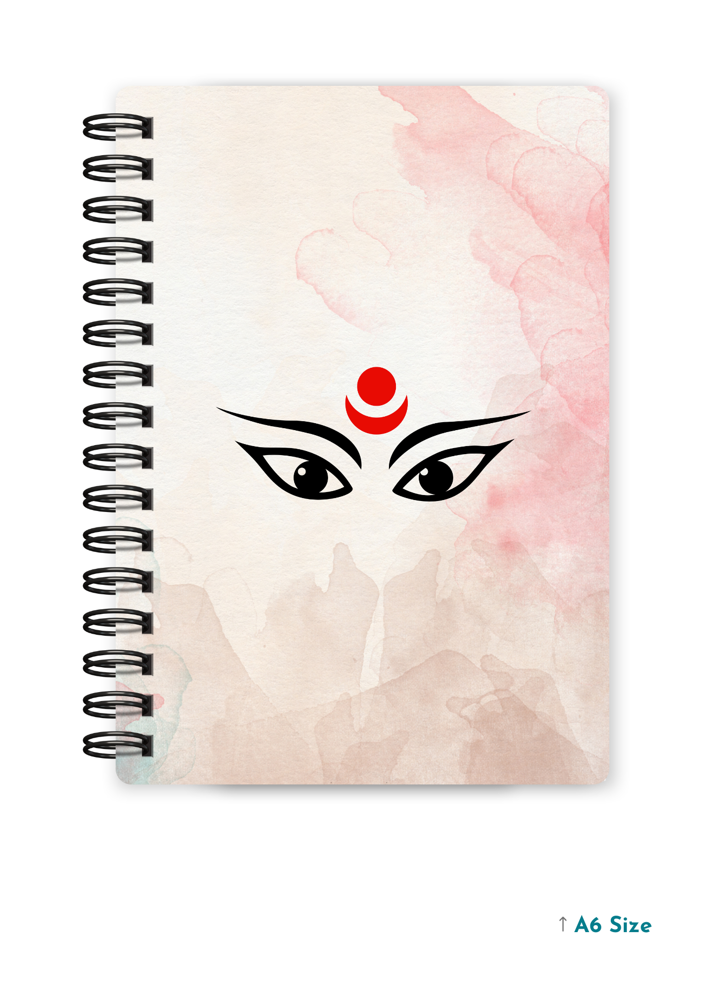 DEVI MAA (2) cover page - A5 / A6 Size Wiro Notebook