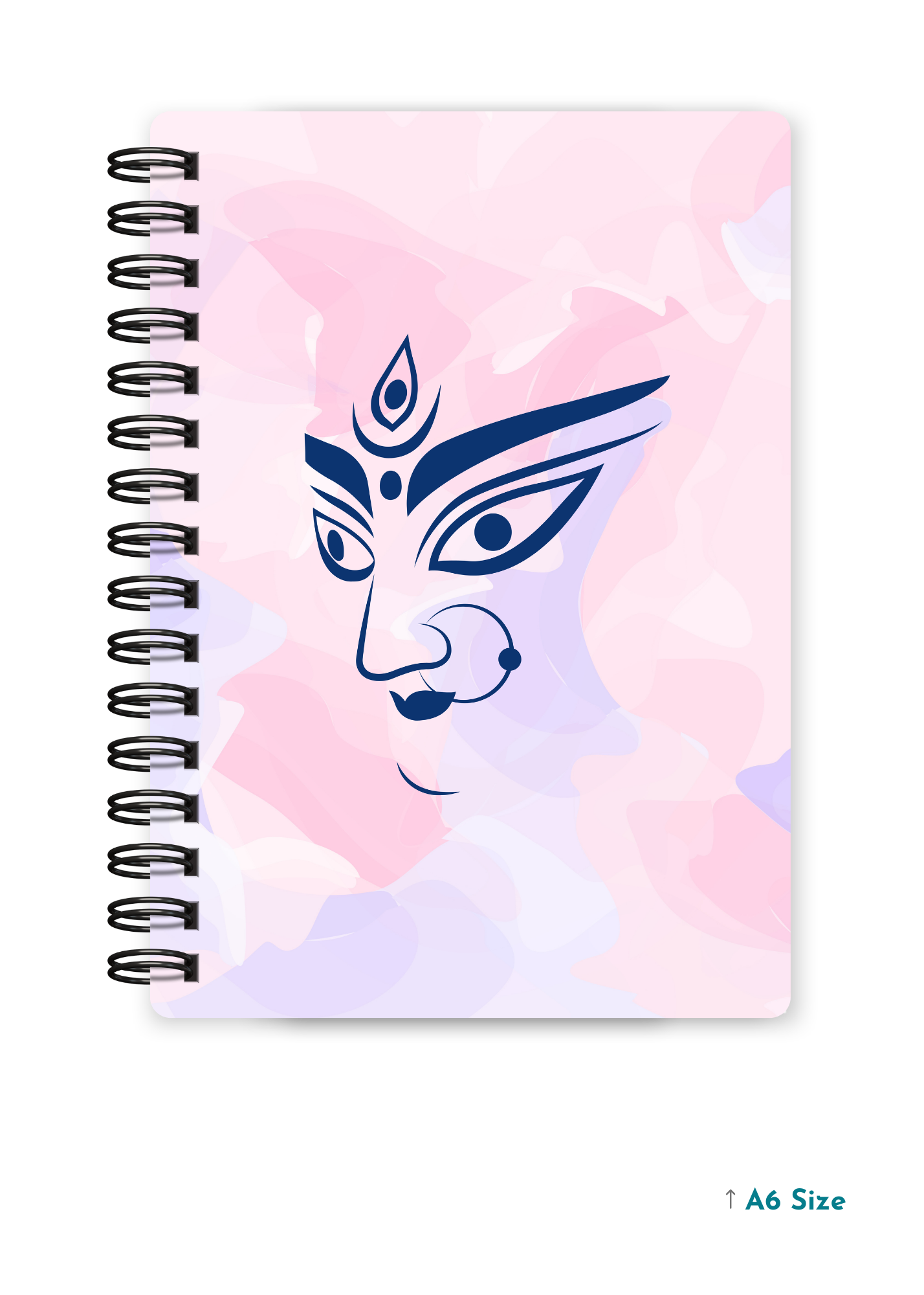 DEVI MAA (3) cover page - A5 / A6 Size Wiro Notebook