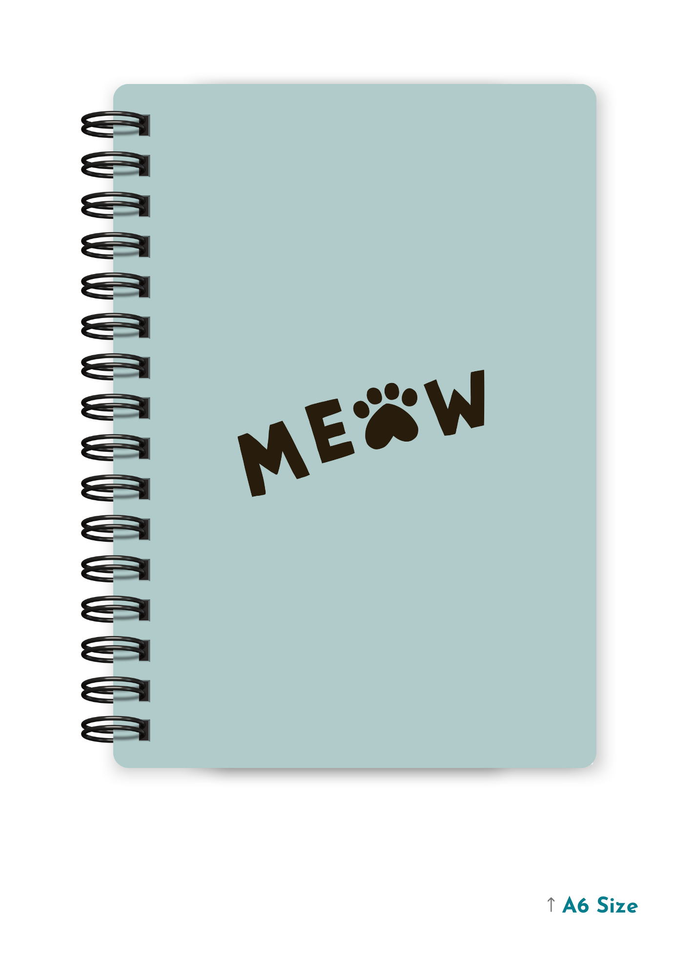 MEOW cover page - A5 / A6 Size Wiro Notebook