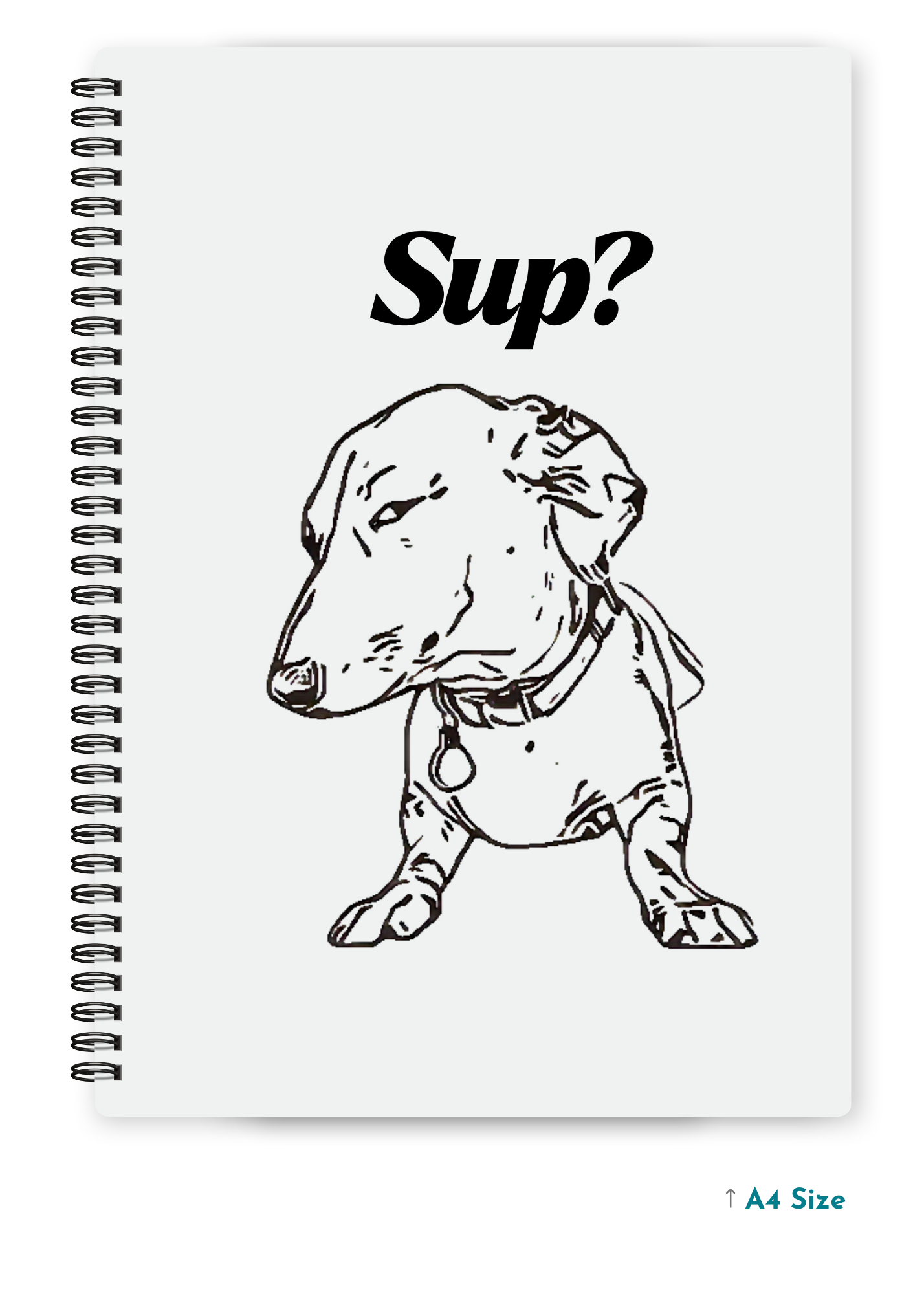 SUP? cover page - A4 / B5 Size Wiro Notebook
