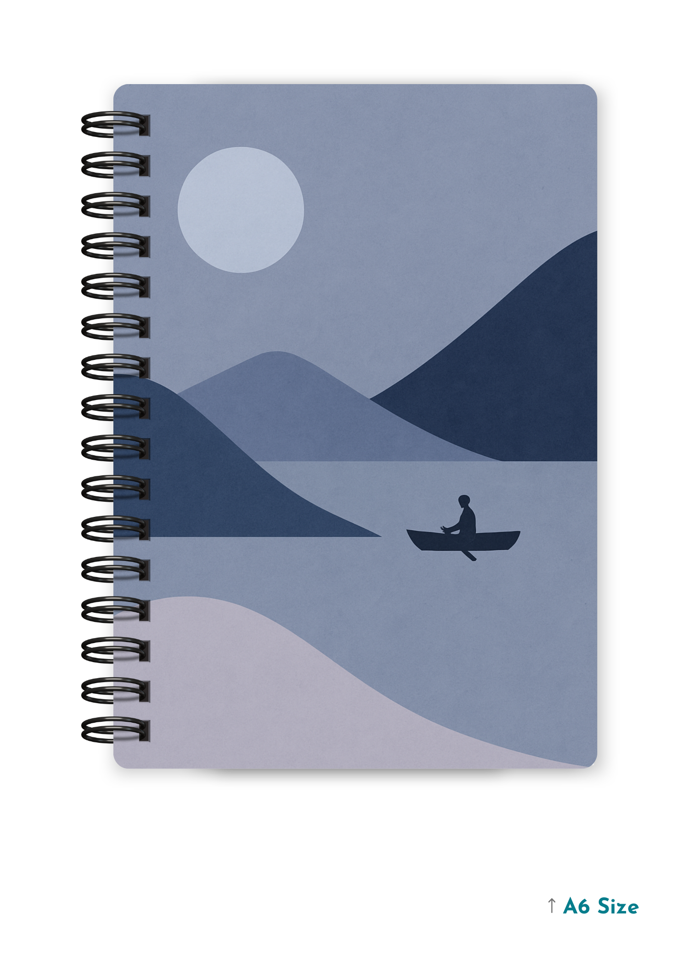 SAILING TIME cover page - A5 / A6 Size Wiro Notebook