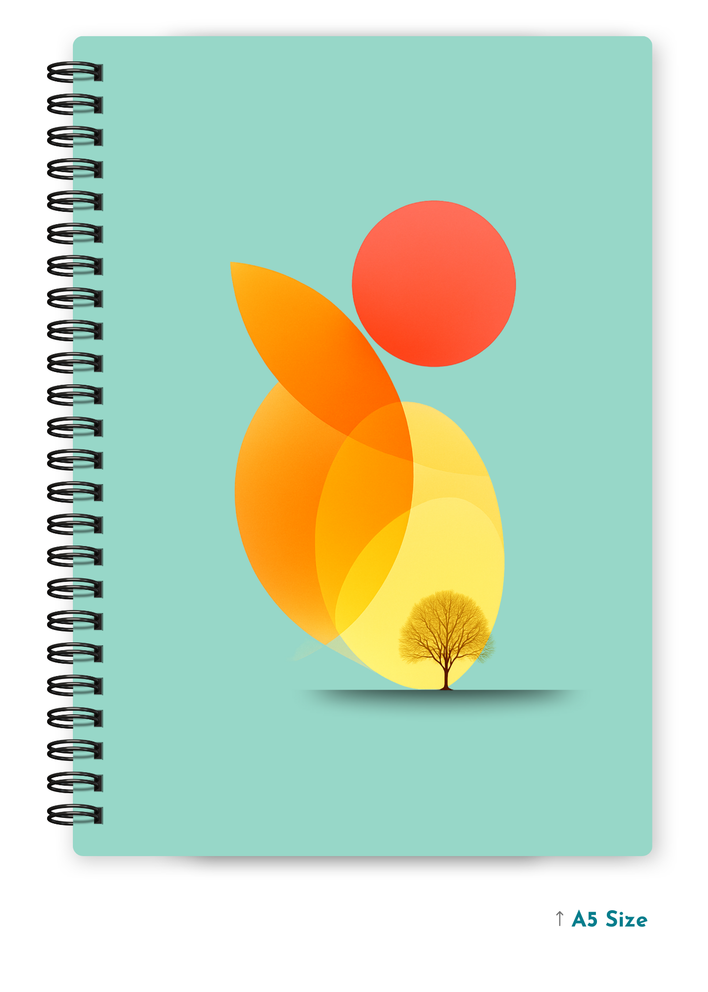EFFORTLESS HAZE cover page - A5 / A6 Size Wiro Notebook
