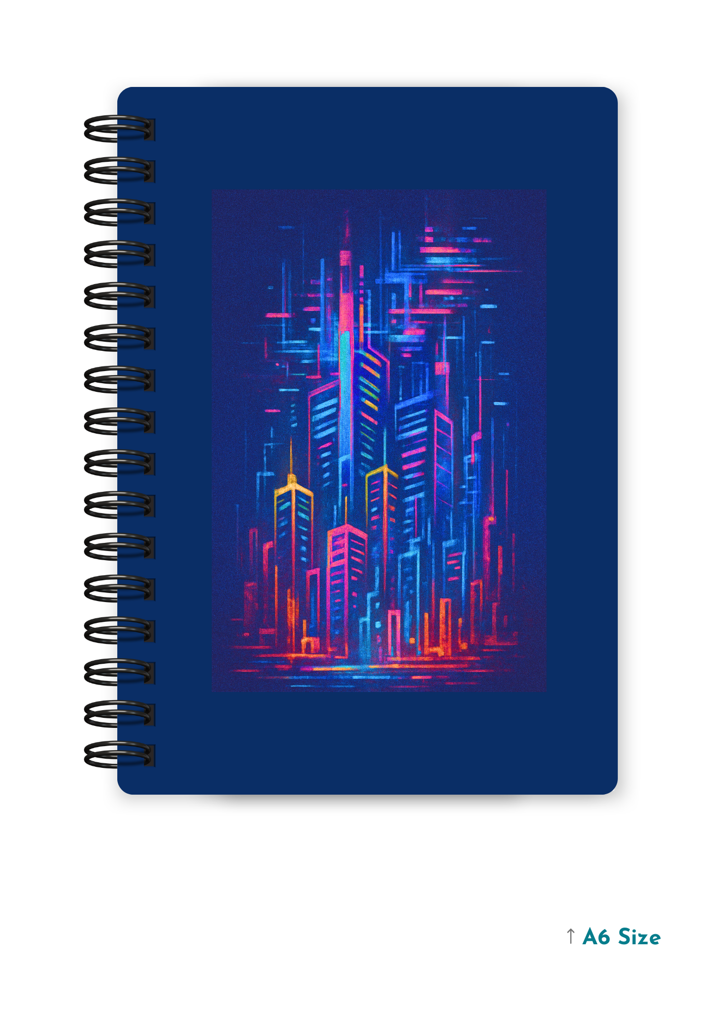 DIGITAL METROPOLIS cover page - A5 / A6 Size Wiro Notebook