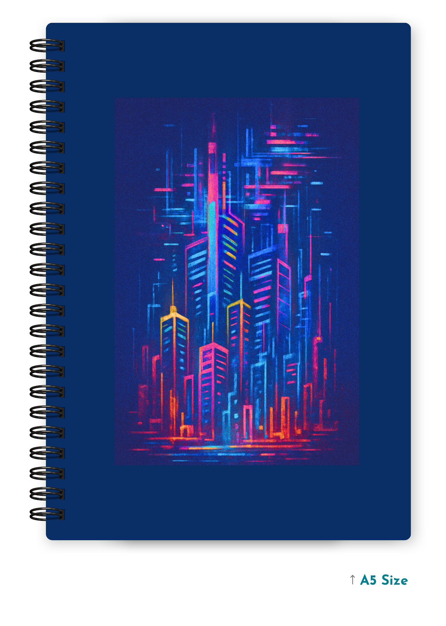 DIGITAL METROPOLIS cover page - A5 / A6 Size Wiro Notebook