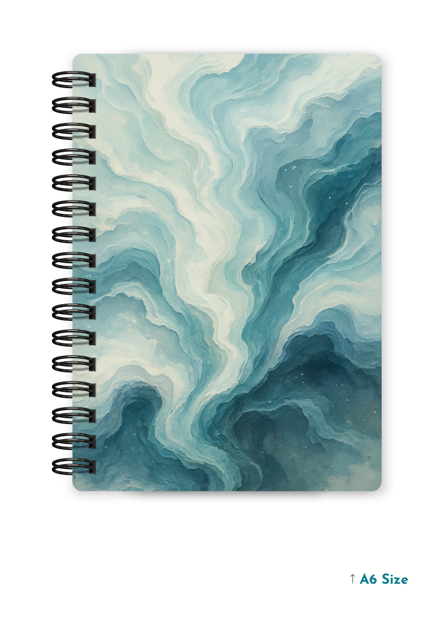 POLAR BLOOM cover page - A5 / A6 Size Wiro Notebook