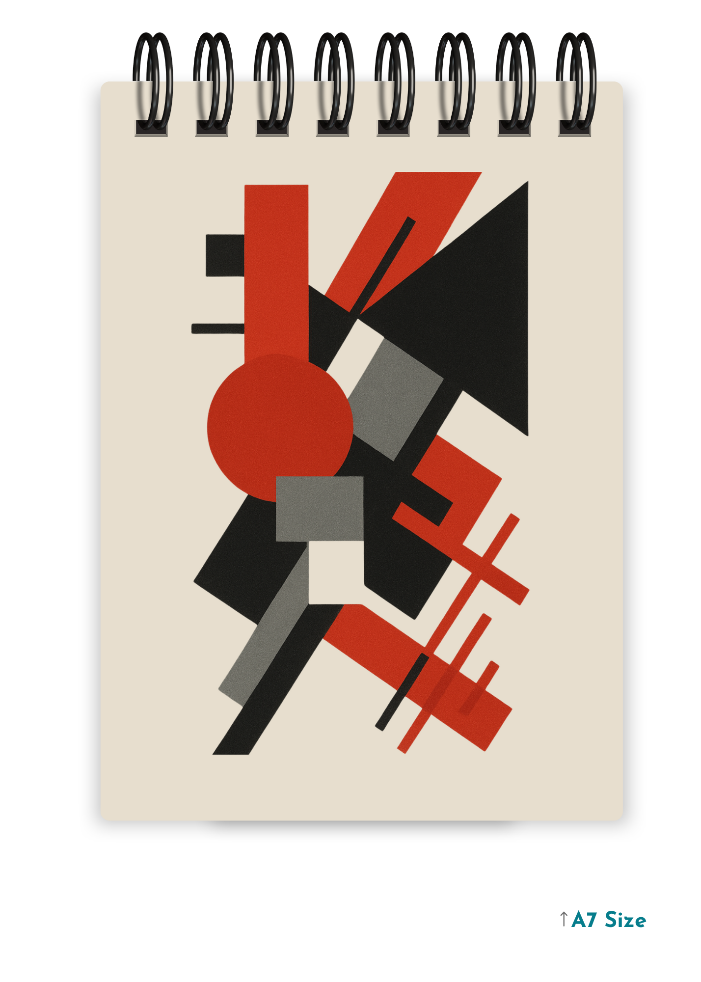 CONSTRUCTIVISM cover page - A7 Size Pocket Notepad