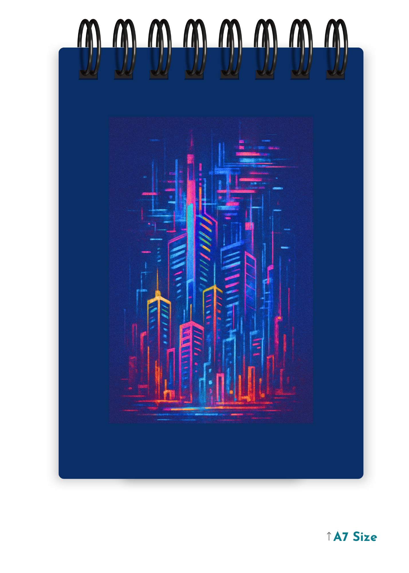 DIGITAL METROPOLIS cover page - A7 Size Pocket Notepad