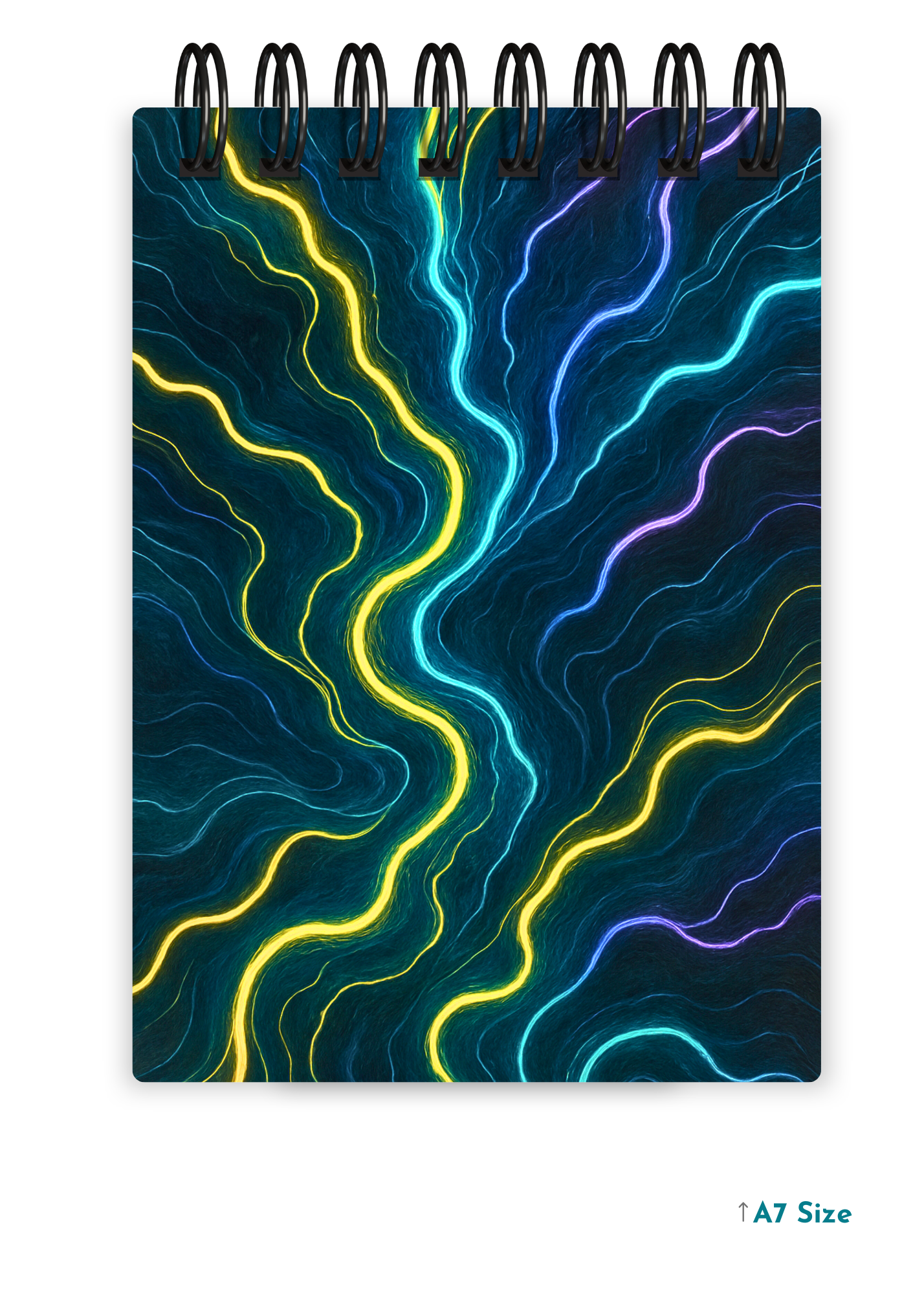 NEURAL CURRENTS cover page - A7 Size Pocket Notepad