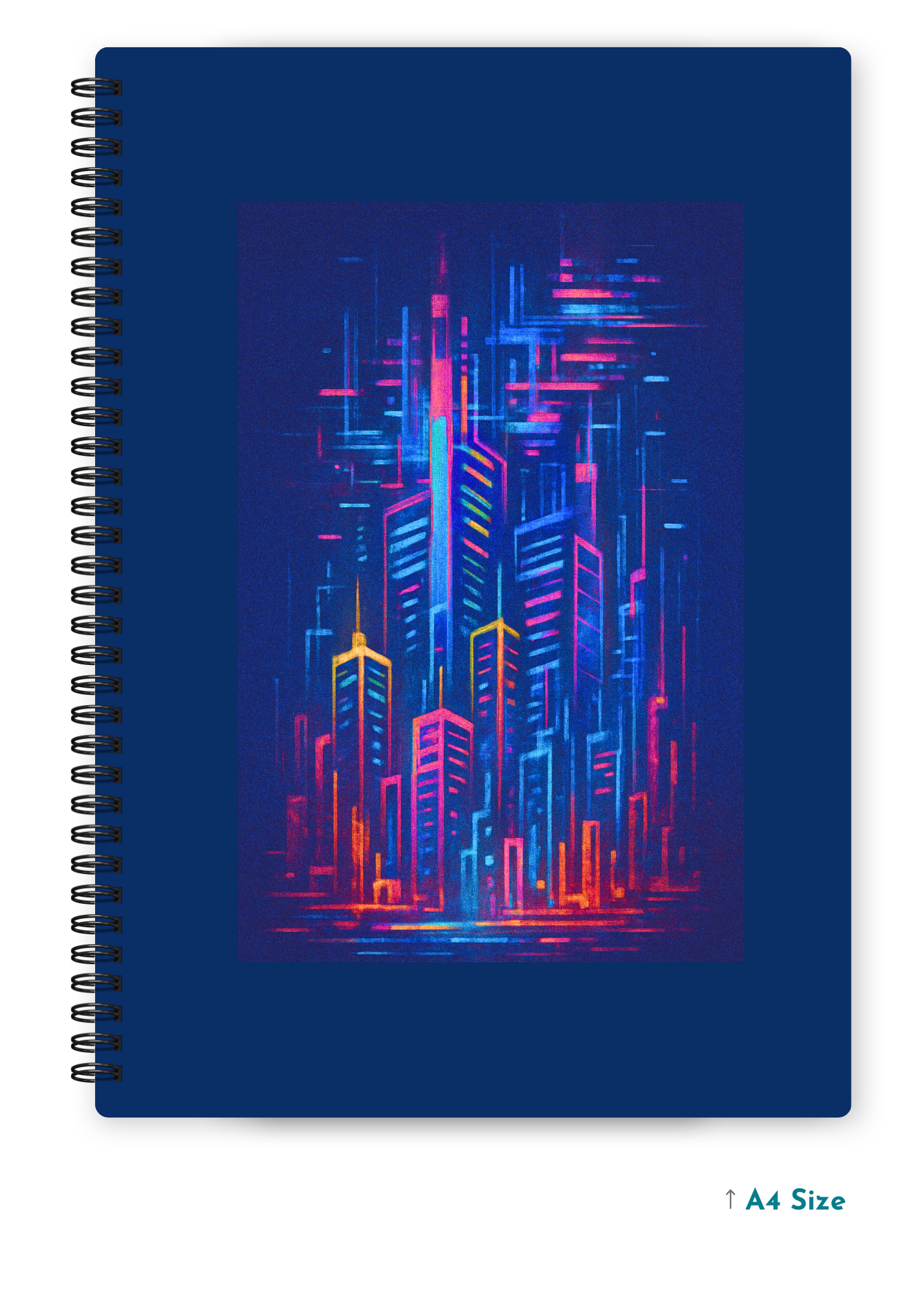 DIGITAL METROPOLIS cover page - A4 / B5 Size Wiro Notebook