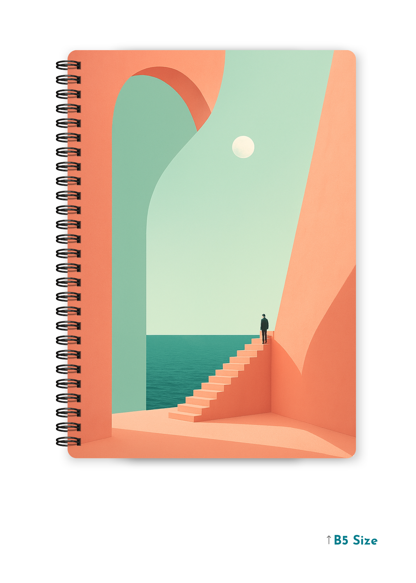 TRANSENDENCE cover page - A4 / B5 Size Wiro Notebook