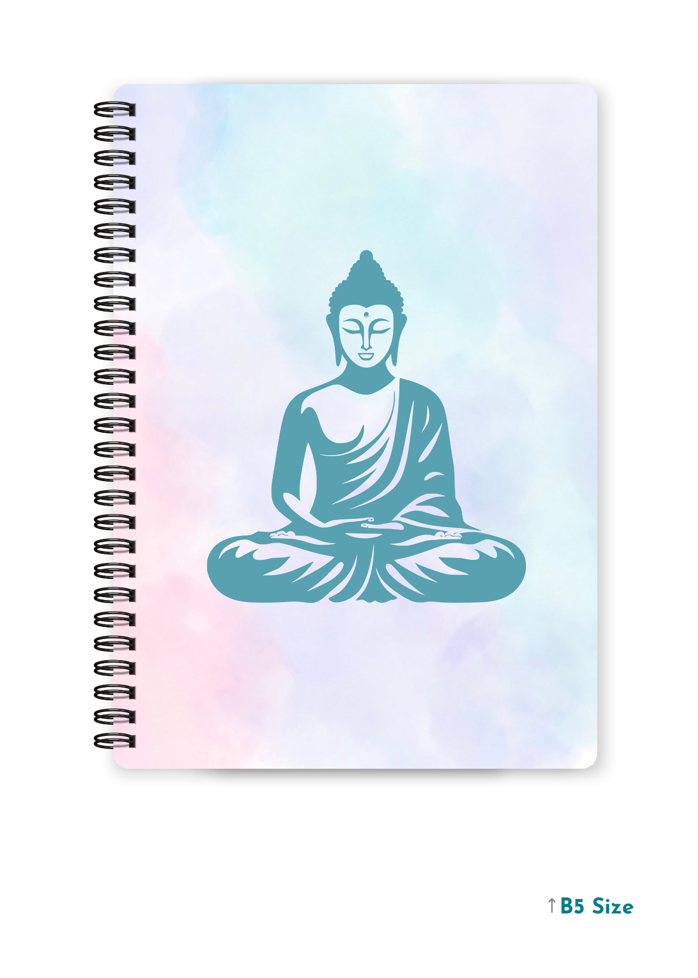 BUDDHA JI cover page - A4 / B5 Size Wiro Notebook