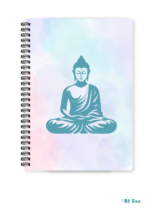 BUDDHA JI cover page - A4 / B5 Size Wiro Notebook