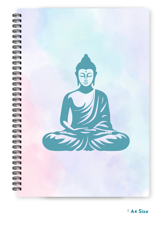 BUDDHA JI cover page - A4 / B5 Size Wiro Notebook