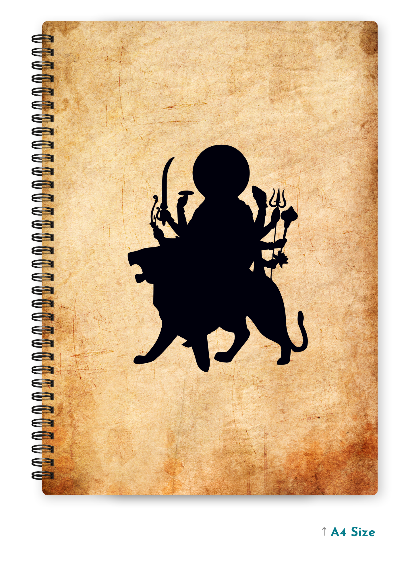 MAA DURGA (1) cover page - A4 / B5 Size Wiro Notebook
