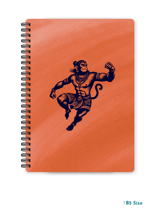 HANUMAN JI (7) cover page - A4 / B5 Size Wiro Notebook