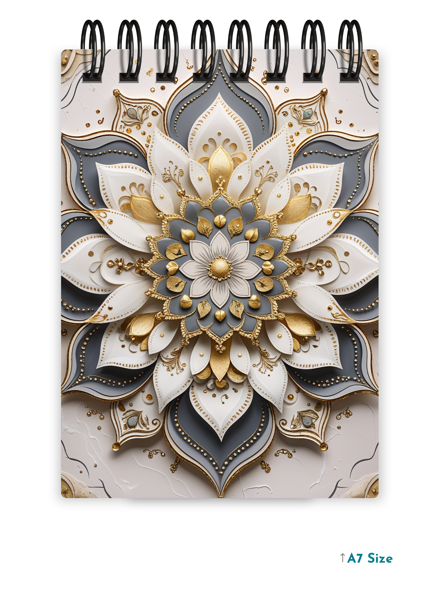 FLOATING LOTUS cover page - A7 Size Pocket Notepad