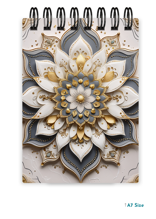 FLOATING LOTUS cover page - A7 Size Pocket Notepad