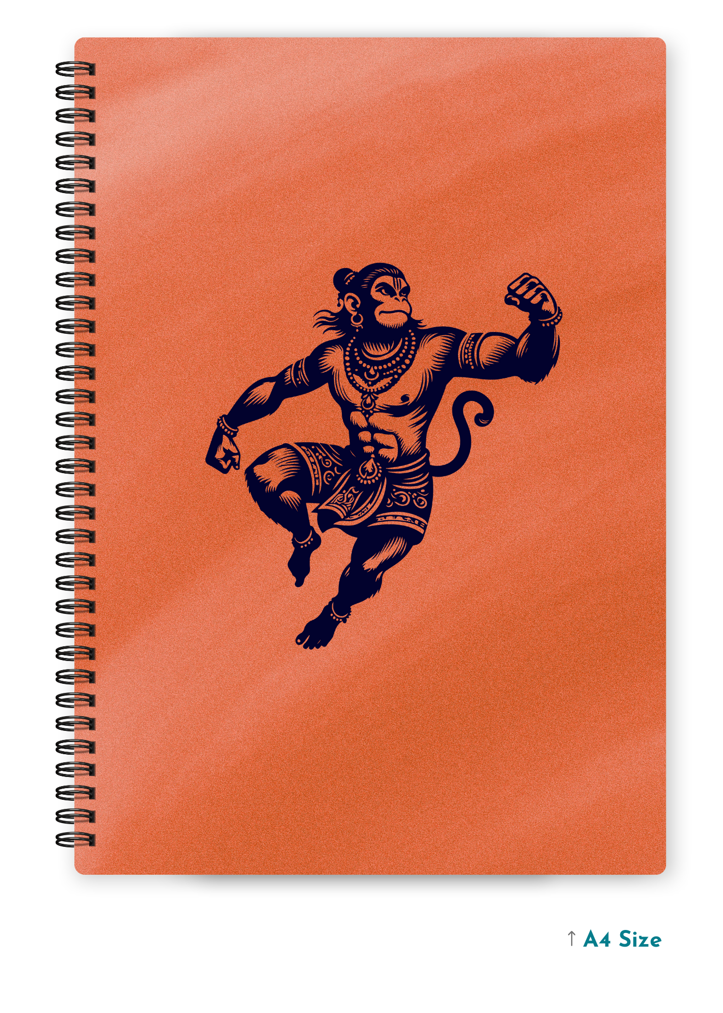 HANUMAN JI (7) cover page - A4 / B5 Size Wiro Notebook